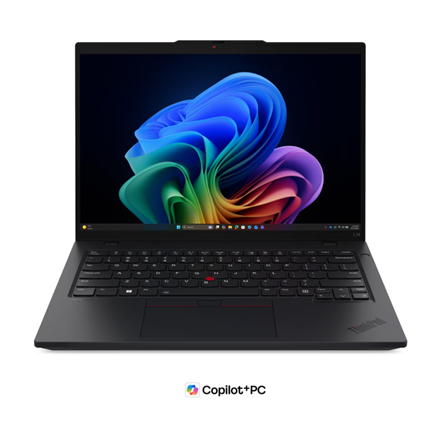 Pilt Lenovo ThinkPad L14 G7 Intel | Black | 14 " | IPS | WUXGA | 1920 x 1200 pixels | Anti-glare | Intel Core Ultra 5 | 325 | 24 GB | SODIMM DDR5 | Solid-state drive capacity 512 GB | Intel Graphics | Windows 11 Pro | 802.11be | Bluetooth version 5.4 | 4G upgradable | Keyboard language English | Keyboard backlit | Warranty 36 month(s) | Battery warranty 12 month(s)