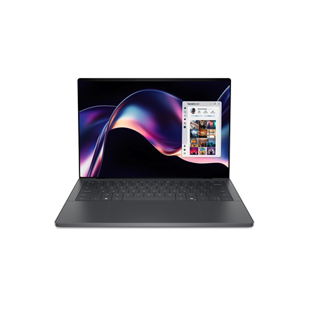 Pilt Dell XPS 14 DA14260 | Graphite | 14 " | Touchscreen | OLED | Intel Core Ultra X7 | 358H | 32 GB | LPDDR5x | Solid-state drive capacity 1000 GB | Intel Arc graphics | Windows 11 Pro | Bluetooth version 6 | Keyboard language English | Keyboard backlit | Warranty 36 month(s) | Battery warranty 12 month(s)