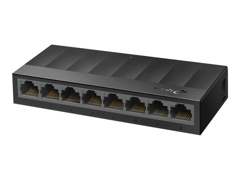 Pilt TP-LINK | Desktop Switch | LS1008G | Unmanaged | Desktop | 1 Gbps (RJ-45) ports quantity | SFP ports quantity | PoE ports quantity | PoE+ ports quantity | Power supply type External | month(s)