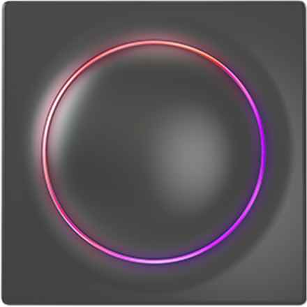 Pilt FIBARO Walli Switch, Black, Z-Wave EU | Fibaro | Walli Switch | FGWDSEU-221-8 | Black