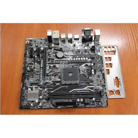 Pilt SALE OUT. Asus | PRIME A320M-K | Processor family AMD | Processor socket AM4 | Max. 32GB, DDR4 | Memory slots 2 | Supported hard disk drive interfaces M.2, PCI Express 3.0, Serial ATA | Number of SATA connectors 4 | Chipset AMD A | Micro ATX | USED, REFURBISHED, WITHOUT ACCESSORIES AND ORIGINAL PACKAGING, ONLY BACK PANEL INCLUDED
