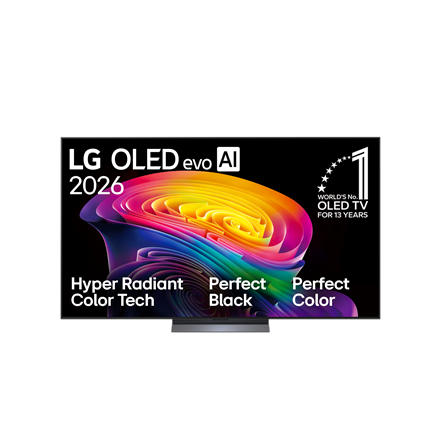 Pilt LG OLED 4K evo AI C6 TV | OLED77C61LA | 77 | Smart TV | webOS | UHD | Black