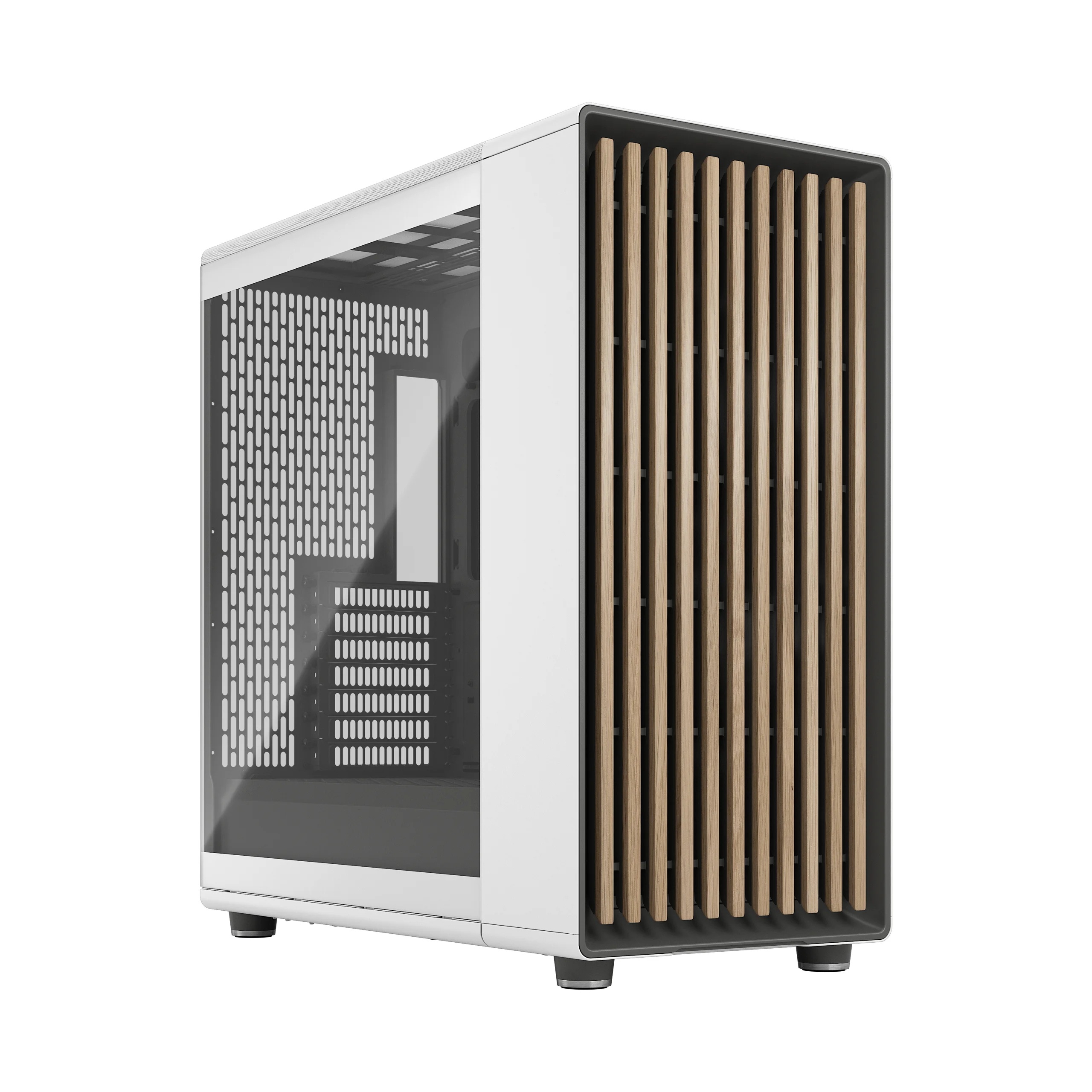 Pilt Fractal Design Computer Case | North XL | Chalk White TG Clear | ATX | Power supply included No