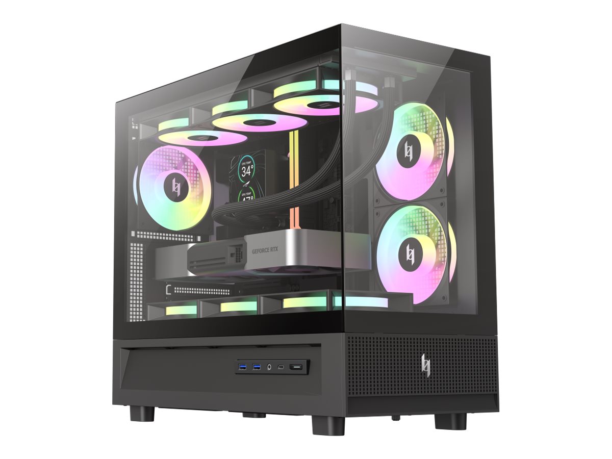 Pilt Gamemax Case | NEX C31 BK | MATX/BTF