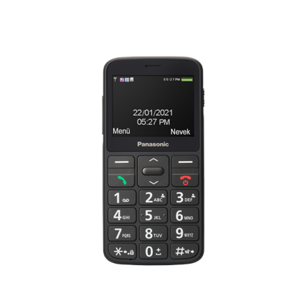 Pilt Panasonic | KX-TU160 | Easy Use Mobile Phone | Black | 2.4 " | TFT-LCD | Bluetooth | USB version USB-C | Built-in camera | Main camera resolution 0.3 MP