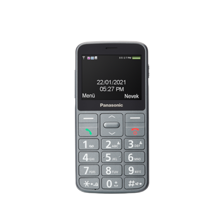 Pilt Panasonic | KX-TU160 | Easy Use Mobile Phone | Grey | 2.4 " | TFT-LCD | Bluetooth | USB version USB-C | Built-in camera | Main camera resolution 0.3 MP