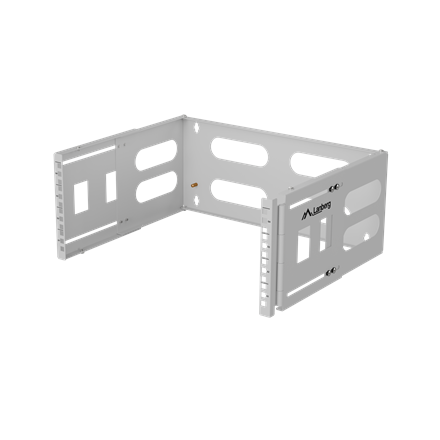 Pilt Lanberg Folding Bracket Wall-mount 19" 4U | FB01-5404-10S | Grey