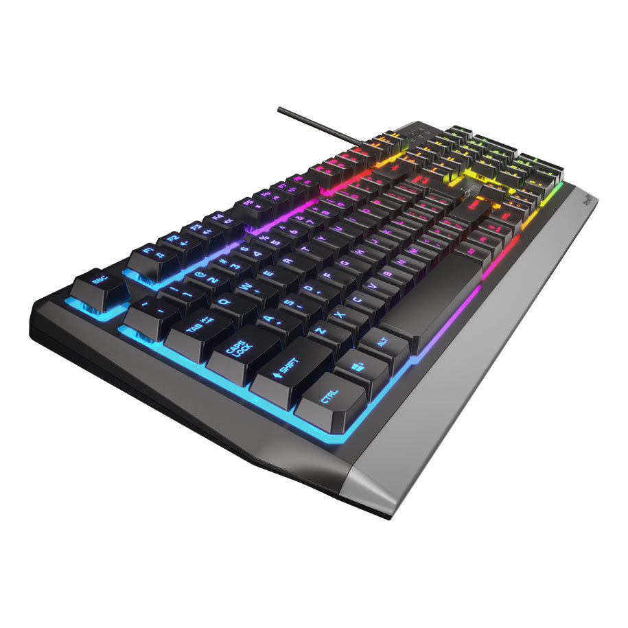 Pilt Genesis | Rhod 300 RGB | Gaming keyboard | RGB LED light | US | Black | Wired | 1.75 m