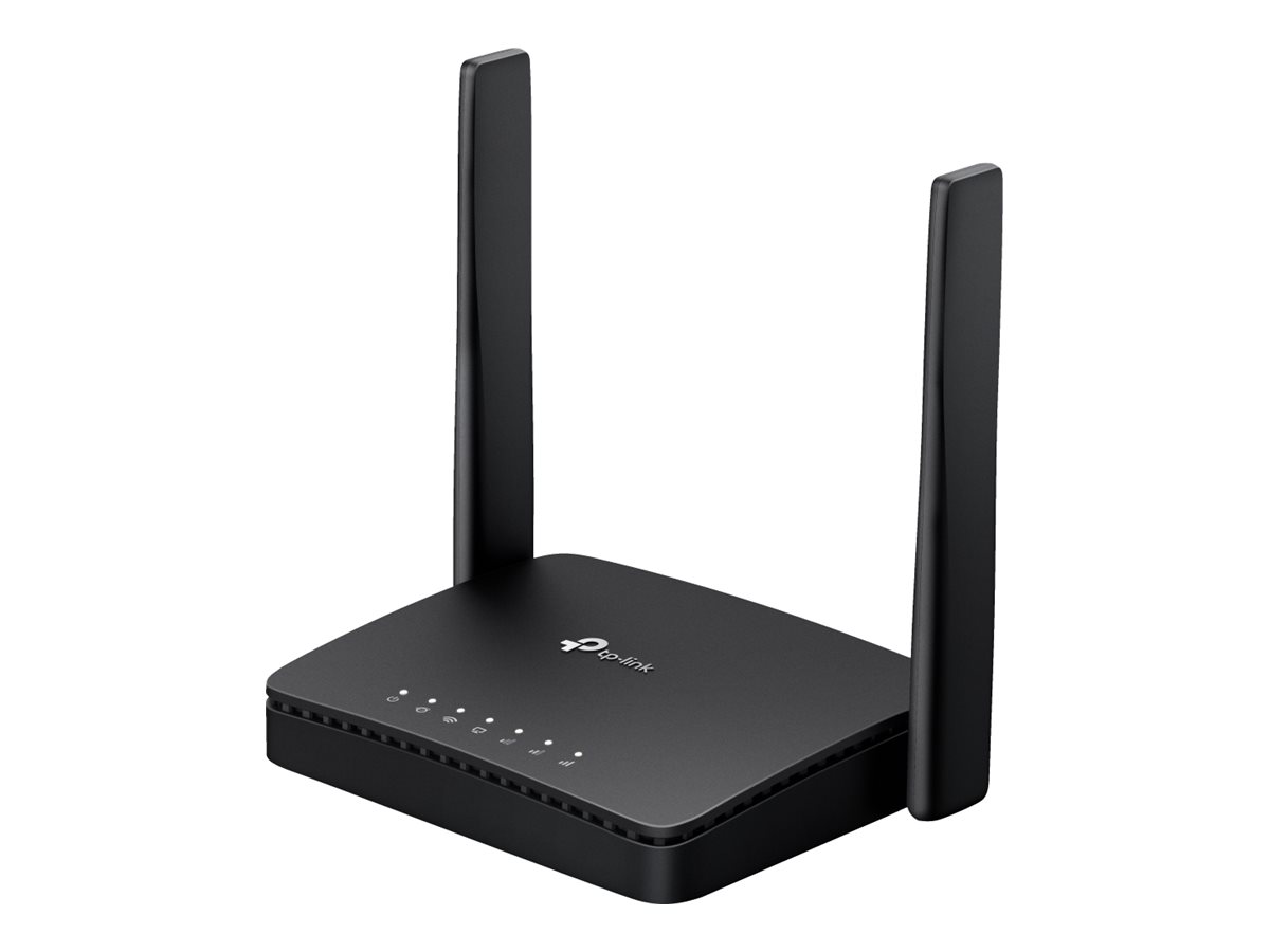 Pilt TP-LINK TL-MR100P | 300 Mbps Wireless N 4G LTE Router | 802.11n | Ethernet LAN (RJ-45) ports 2 | 10/100 Mbit/s | Mesh Support No | 4G | MU-MiMO No | Antenna type Detachable External