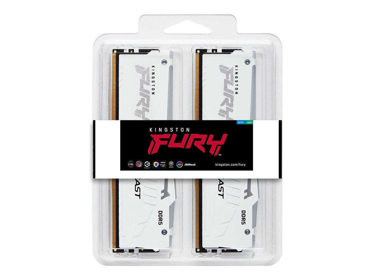 Pilt Kingston | Kingston Memory Kit | KF560C30BWEAK2-32 | 32 (2x16GB) GB | DDR5 | 6000 MHz | PC/server | Registered No | ECC No