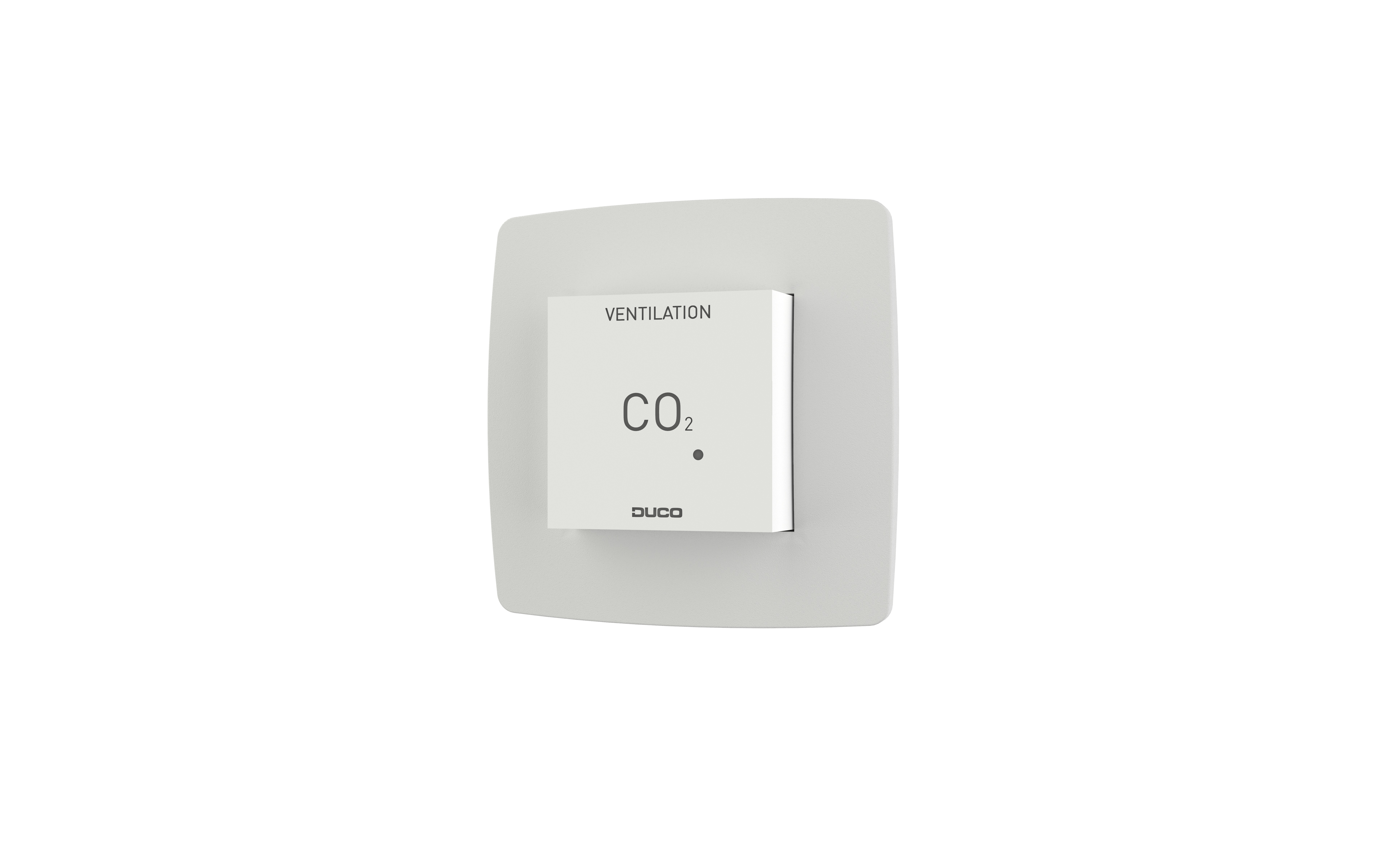 Pilt DUCO CO2 Room Sensor with Control RF/Wired, White