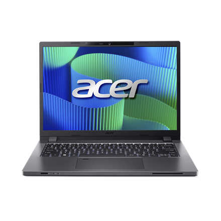 Pilt Acer | TravelMate | TMP214-55-G2-TCO-366Q | Grey | 14 " | WUXGA | Intel Core 3 | 100U | 16 GB | Solid-state drive capacity 512 GB | Intel Iris Xe Graphics | Windows 11 Pro | Keyboard language English | Keyboard backlit | Warranty 24 month(s)