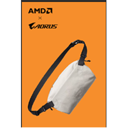 Pilt Gigabyte | AORUS AMD | Sling Bag | Grey