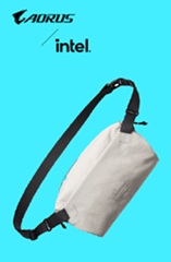 Pilt Gigabyte | AORUS Intel | Sling Bag | Grey