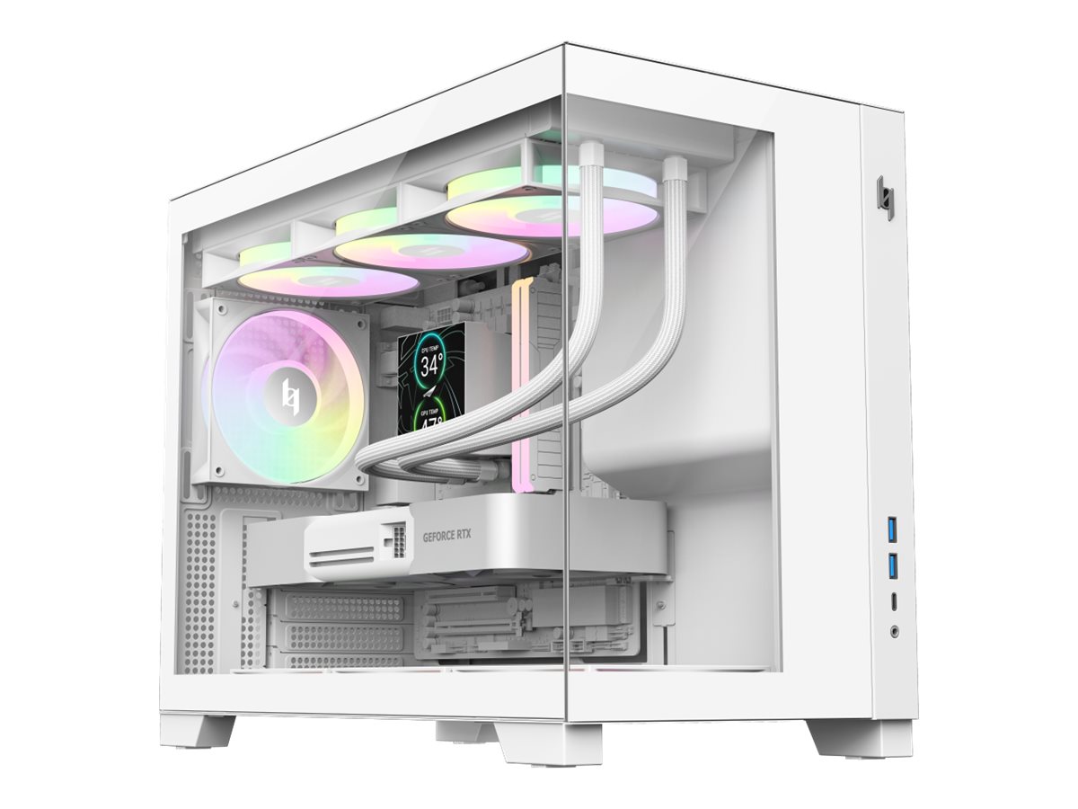 Pilt Gamemax Case | NEX C33 WH | MATX/BTF
