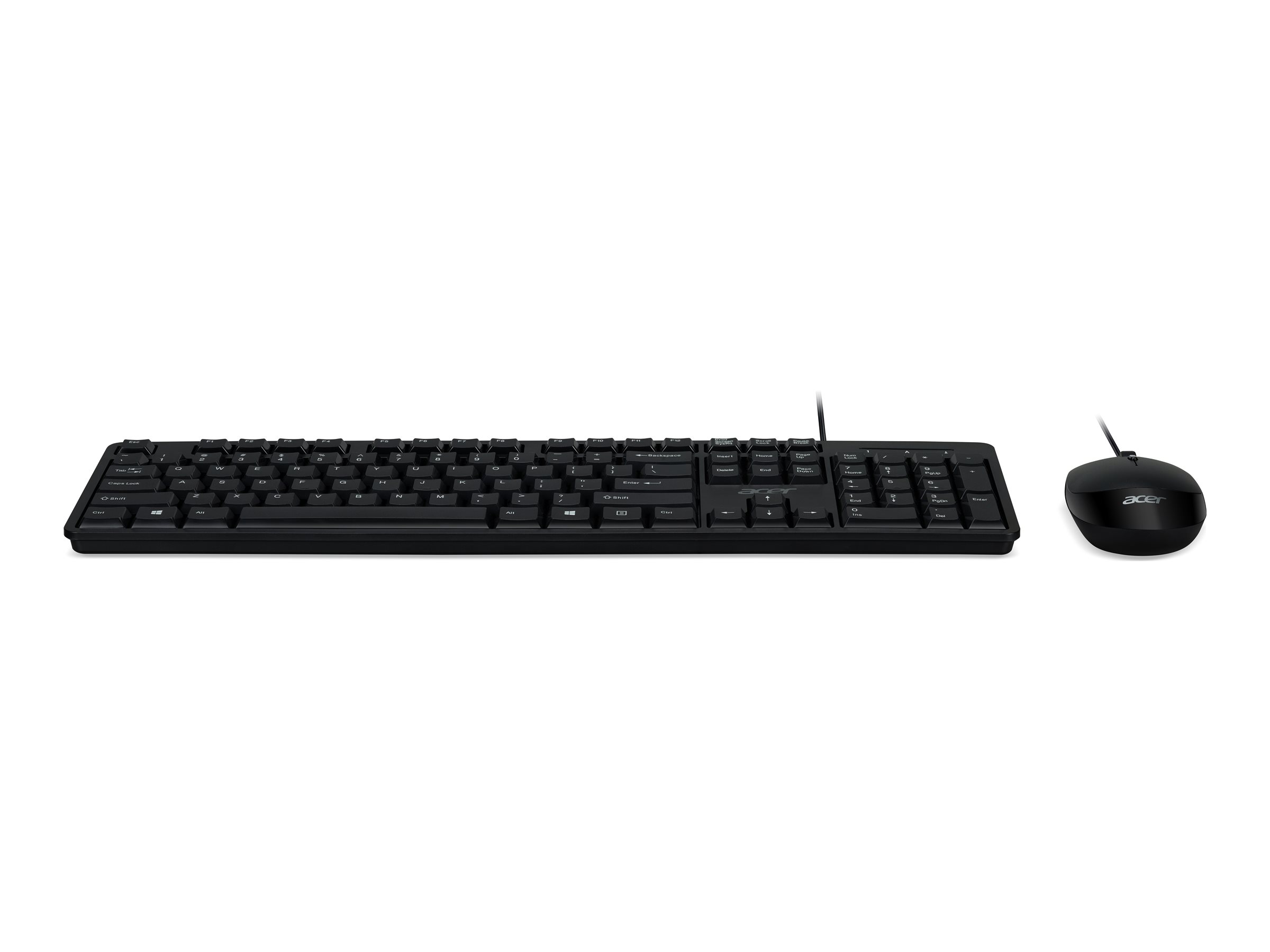 Pilt Acer Combo 100, AKW900 + AMW920 | Keyboard and Mouse Set | Wired | Mouse included | US International | Black | Retail Pack
