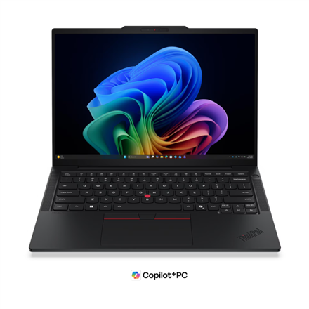 Pilt Lenovo ThinkPad T14s G7 Intel | Black | 14 " | IPS | WUXGA | 1920 x 1200 pixels | Anti-glare | Intel Core Ultra 5 | 325 | 16 GB | Soldered LPDDR5X | Solid-state drive capacity 512 GB | Intel Graphics | Windows 11 Pro | 802.11be | Bluetooth version 5.4 | Keyboard language Nordic | Keyboard backlit | Warranty 36 month(s) | Battery warranty 12 month(s)
