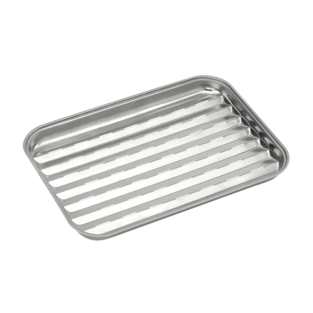Pilt Barbecook | Reusable stainless steel grill pan, 34.5 x 24 x 3 cm | BC-ACC-7079