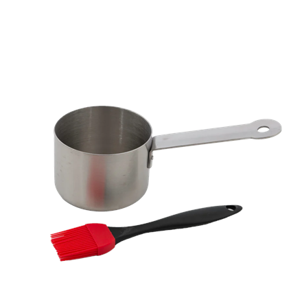 Pilt Barbecook | Stainless steel saucepot with brush, 10.5 x 7.5 x 23 cm | BC-ACC-7211
