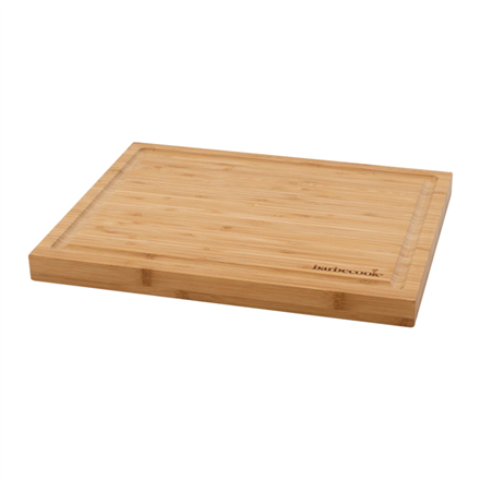 Pilt Barbecook | Bamboo cutting board with groove FSC, 40 x 30 x 3 cm (per 3 pcs) | BC-ACC-7306