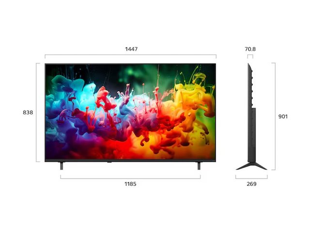 Pilt LG QNED 4K AI Mini LED TV | 65QNED70B3C | 65 | Smart TV | webOS | UHD | Black