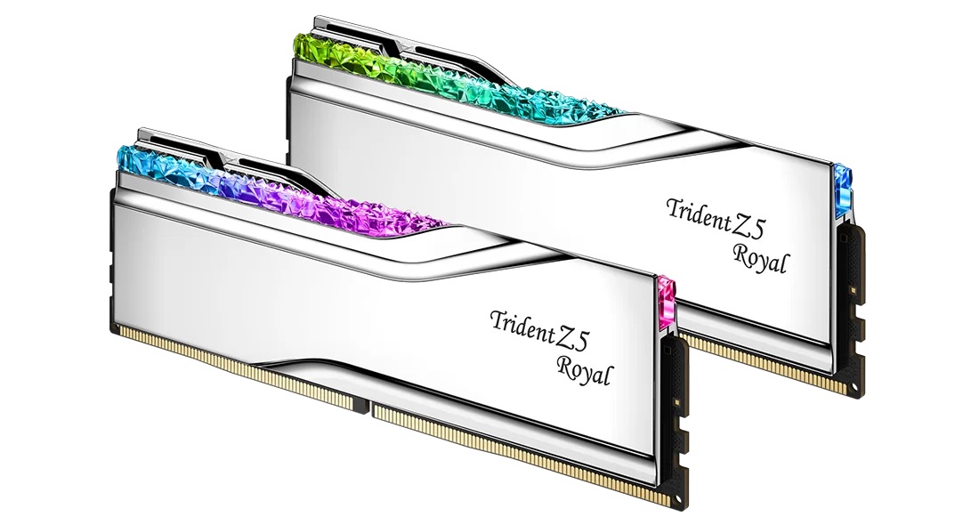 Pilt G.Skill Trident Z5 Royal | 32 (2x16GB) GB | DDR5 | 6400 MHz | PC/server | Registered No | ECC No