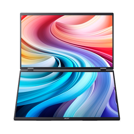 Pilt Acer | PD193QEbmiuux | 18.5 " | IPS | FHD | 16:9 | 100 Hz | 4 ms | 2x 1920 x 1080 pixels | 250 cd/m² | HDMI ports quantity 1 | Black