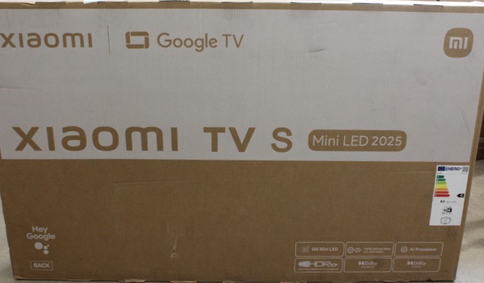Pilt SALE OUT. Xiaomi TV S Mini 2025 55" (3840 x 2160) | SALE OUT. Xiaomi | TV | S Mini LED 2025 | 55 | Smart TV | Google TV | UHD | Black | DAMAGED PACKAGING | 32 GB