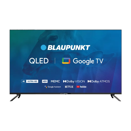 Pilt Blaupunkt | QLED TV | 50QBG6000S | 50 | Smart TV | Google TV | UHD | Black