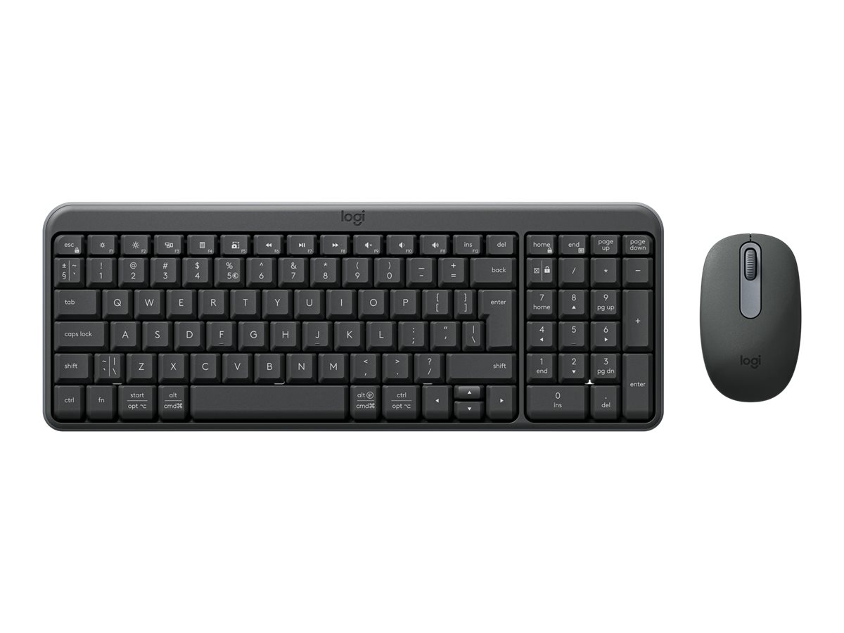Pilt Logitech MK250 | Keyboard and Mouse Set | Wireless | Mouse included | Batteries included | Bluetooth | US International | Graphite
