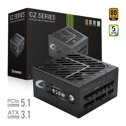 Pilt Gamemax PSU | GZ 850G | 850 W | Gold | Full Modular