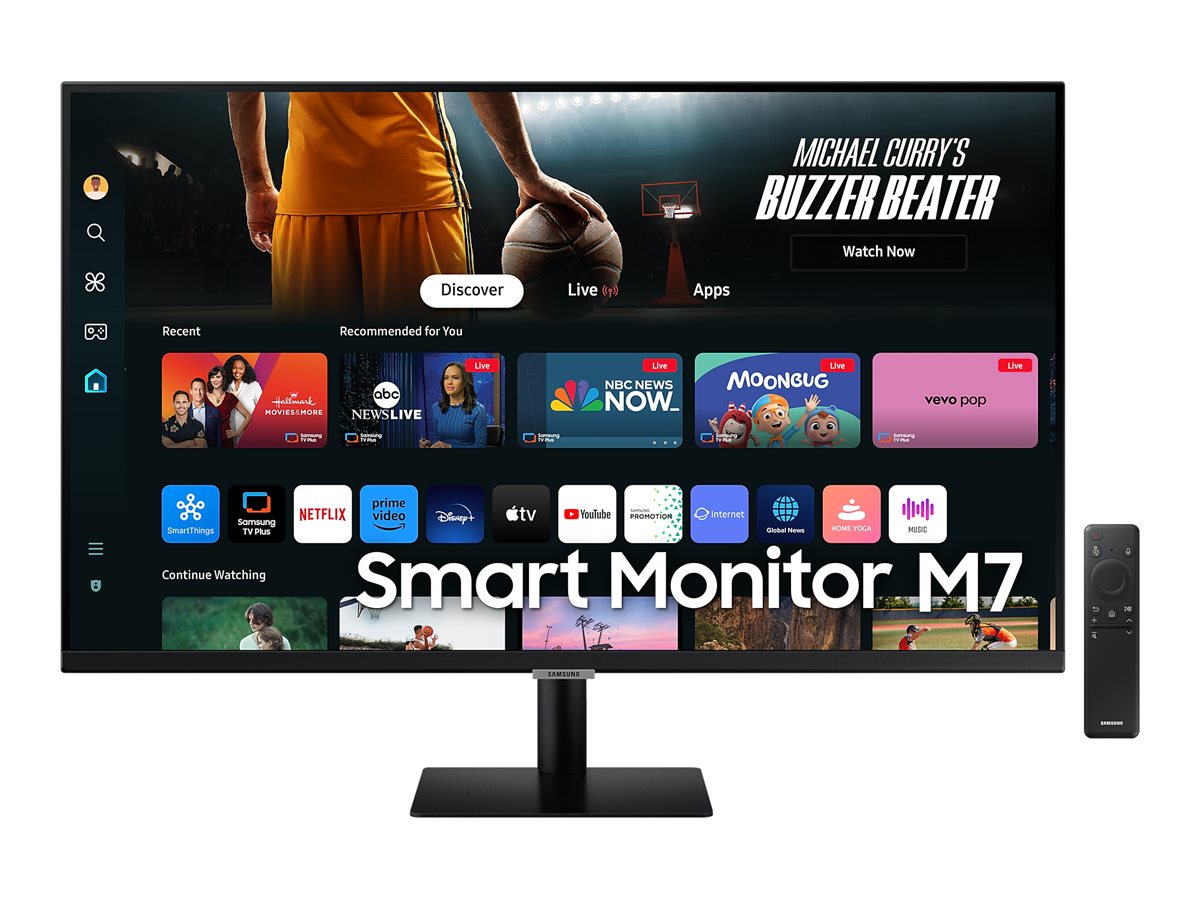 Pilt Samsung | LS32DM702UUXDU | 32 " | VA | 16:9 | 60 Hz | 4 ms | 3840 x 2160 pixels | 300 cd/m² | HDMI ports quantity 2 | Black