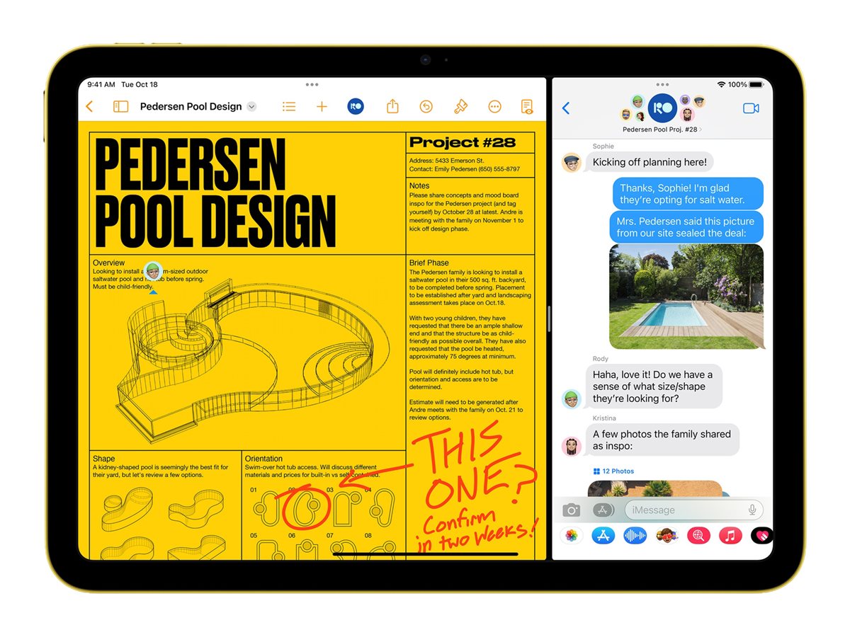 Pilt Apple iPad 10.9" Wi-Fi 256GB - Yellow 10th Gen | Apple
