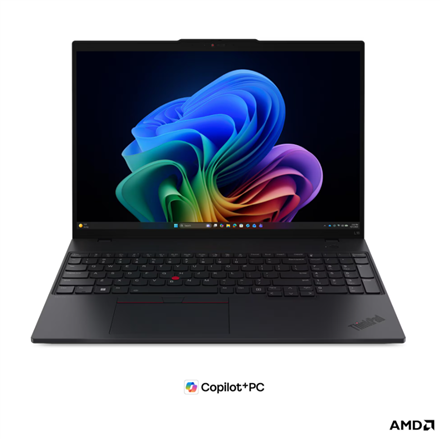 Pilt Lenovo ThinkPad L16 G3 AMD | Black | 16 " | IPS | WUXGA | 1920 x 1200 pixels | Anti-glare | AMD Ryzen AI 5 | 430 | 24 GB | SODIMM DDR5 | Solid-state drive capacity 512 GB | AMD Radeon 840M Graphics | Windows 11 Pro | 802.11be | Bluetooth version 5.4 | 4G upgradable | Keyboard language English | Keyboard backlit | Warranty 36 month(s) | Battery warranty 12 month(s)