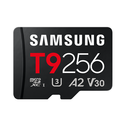 Pilt Samsung microSDXC UHS-I Card | T9 | 256 GB | microSD | Flash memory class U3, V30, A2
