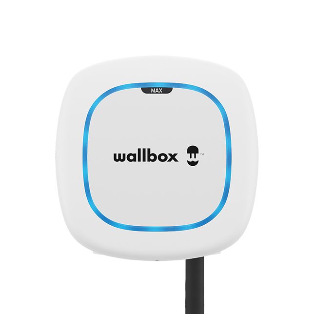 Pilt allbox | Electric Vehicle charge | Pulsar Max | 11 kW | Wi-Fi, Bluetooth | Pulsar Max retains the compact size and advanced performance of the Pulsar family while featuring an upgraded robust design, IK10 protection rating, and even easier installation. Pulsar Max is controlled by the myWallbox app via WiFi and Bluetooth and is compatible with all Wallbox Energy Management functionalities | 5 m | 