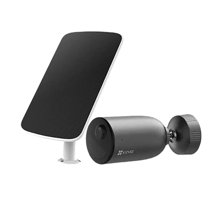 Pilt EZVIZ | Camera with battery and solar panel | CS-EB3 4G | Bullet | 3 MP | 2.8mm | IP65 | H.264/H.265 | Micro SD, Max. 512 GB