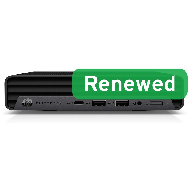 Pilt HP Renewed Grade A | EliteDesk 805 G6 Desktop Mini | AMD Ryzen 5 PRO | 4650GE | 16 GB | SSD | 256 GB | AMD Radeon Graphics | Windows 11 Pro