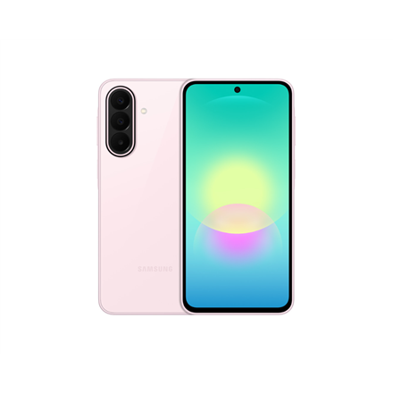 Pilt Samsung Galaxy A27 5G (A276) | Pink | 6.7 " | Super AMOLED | 2340 x 1080 pixels | Qualcomm | Snapdragon 6 Gen 3 | Internal RAM 6 GB | 128 GB | Dual SIM | 4G | 5G | Main camera resolution 50+5+2 MP | Secondary camera resolution 12 MP | Android | 16