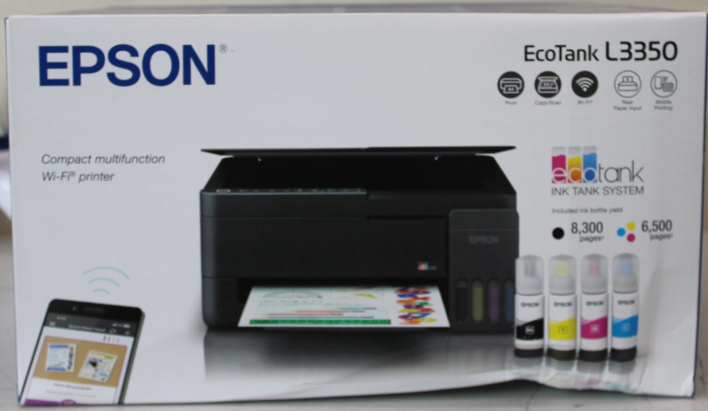 Pilt SALE OUT. Epson EcoTank L3350 Multifunctional Printer | SALE OUT. | Epson EcoTank | L3350 | Inkjet | Colour | Multifuction Printer | A4 | Wi-Fi | Black | DAMAGED PACKAGING