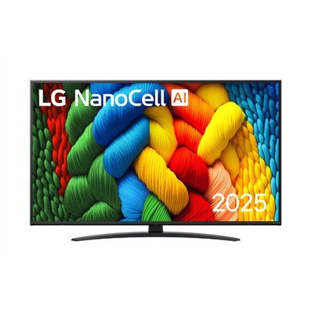 Pilt LG 50NANO81A3A | 50 | Smart TV | webOS 25 | UHD | Black