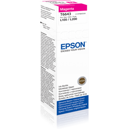 Pilt Epson T6643 Ink bottle 70ml | Ink Cartridge | Magenta