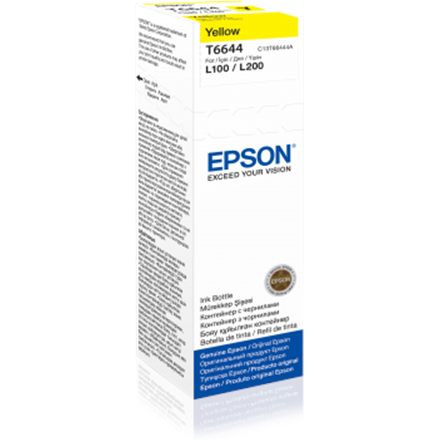 Pilt Epson T6644 Ink bottle 70ml | Ink Cartridge | Yellow