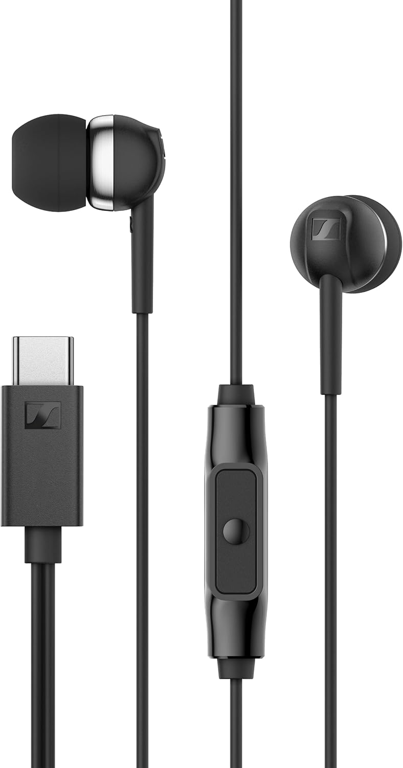 Pilt Sennheiser Headphones | CX 80U | Wired | In-ear | Microphone | Black