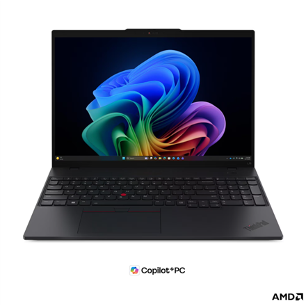Pilt Lenovo ThinkPad L16 G3 AMD | Black | 16 " | IPS | WUXGA | 1920 x 1200 pixels | Anti-glare | AMD Ryzen AI 7 | 445 | 24 GB | SODIMM DDR5 | Solid-state drive capacity 512 GB | AMD Radeon 840M Graphics | Windows 11 Pro | 802.11be | Bluetooth version 5.4 | 4G upgradable | Keyboard language English | Keyboard backlit | Warranty 36 month(s) | Battery warranty 12 month(s)