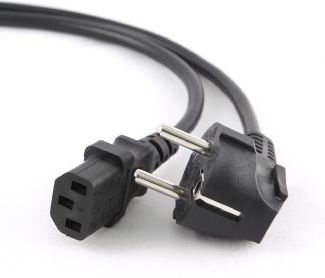 Pilt Cablexpert | Power cord (C13), VDE approved | Black