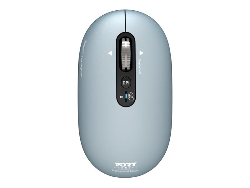 Pilt PORT CONNECT Mouse | PURE MAC | Wireless | Bluetooth | Pastel Blue