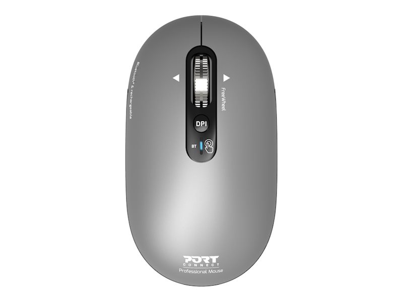 Pilt PORT CONNECT Mouse | PURE MAC | Wireless | Bluetooth | Gris clair