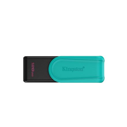 Pilt Kingston USB Flash Drive | DataTraveler Exodia S | 128 GB | USB 3.2 Gen 1 | Black/Turquoise