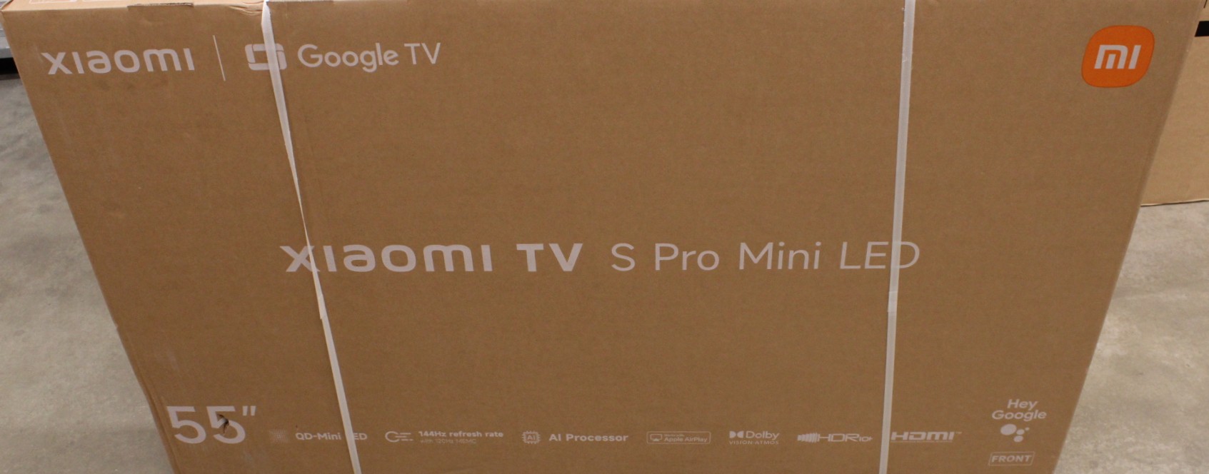 Pilt SALE OUT. Xiaomi TV S Pro Mini LED 55 2026 4K UHD (3840 x 2160) | Xiaomi TV | S Pro 2026 | 55 | Smart TV | Google TV | Grey | DAMAGED PACKAGING